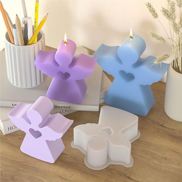 2PCS Heart Angle Silicone Molds - Image 3