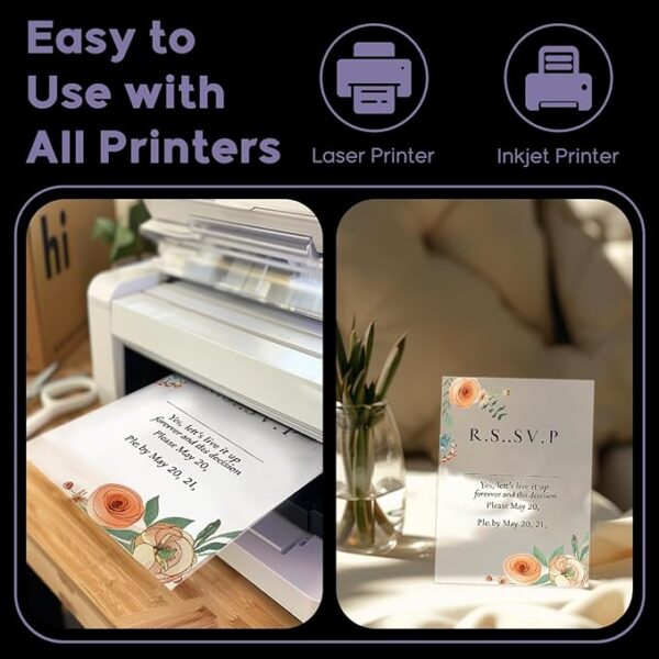 Vellum Paper 8.5 x 11 Translucent Printable - Image 2