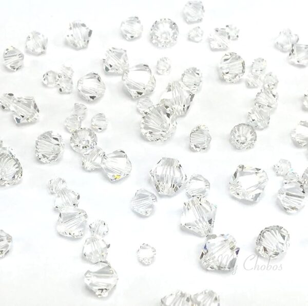 72 pcs Swarovski 5328 Xilion Bicone Beads Mixed Sizes